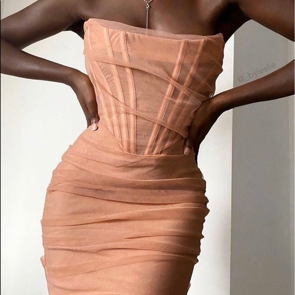 House of CB Dresses & Skirts - House of cb Leila Blush NWOT